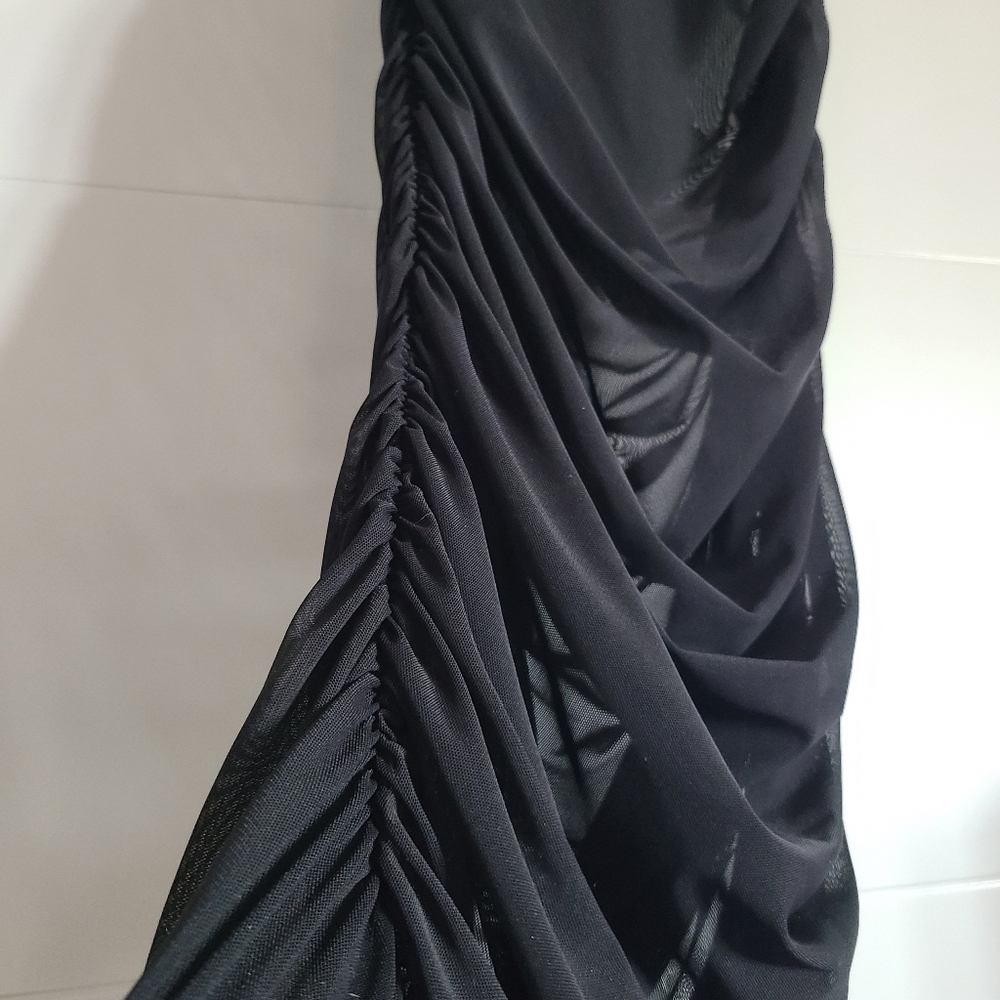 GIGI C Stevie Midi Dress, Size Medium, Black, NWT - Picture 11 of 15